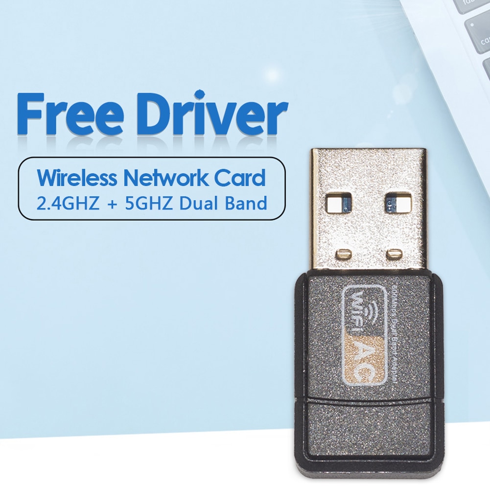 kabellos Ethernet Dongle Empfänger USB Stereo Musik kabellos Adapter 2,4 GHz 5GHz 600Mbps USB WiFi Adapter Dual Band