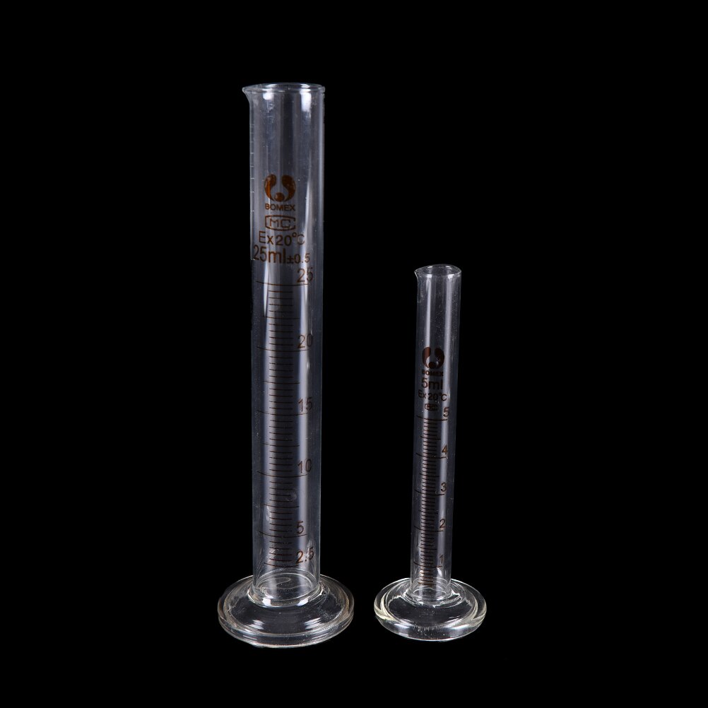 10 ML Labor Zylinder Neue Absolvierte Glas Messung Zylinder Chemie Labor Messen