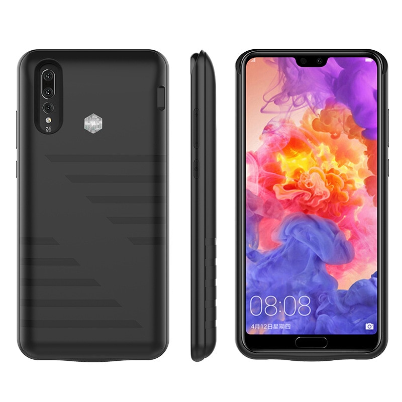 6800/8200mAh Energie Bank Ladegerät fallen für Huawei P20 Externe Sicherung Batterie Ladegerät fallen für Huawei P20 Profi Ladung fallen Abdeckung