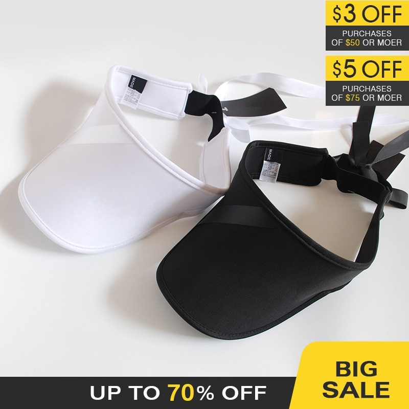 Golf kappe leer oben Hütte frauen kappe Bowknot SONNENBLENDE Schutz Einstellbar strecken Bau