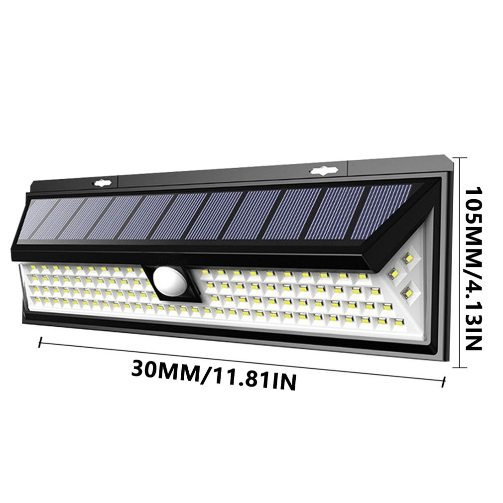 118LED Solar- Lampe draussen Garten Wasserdicht PIR Bewegung Sensor Licht Energiespar Straße Garten Lampe