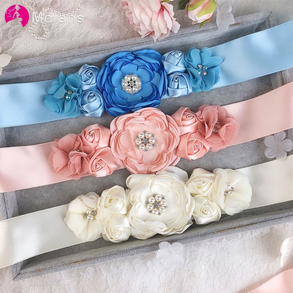 MOLANS Neue Stil Hochzeit Gürtel 2cm Durchmesser 29cm Band für Frauen Braut Gürtel Hochzeit Zubehör Party Termin