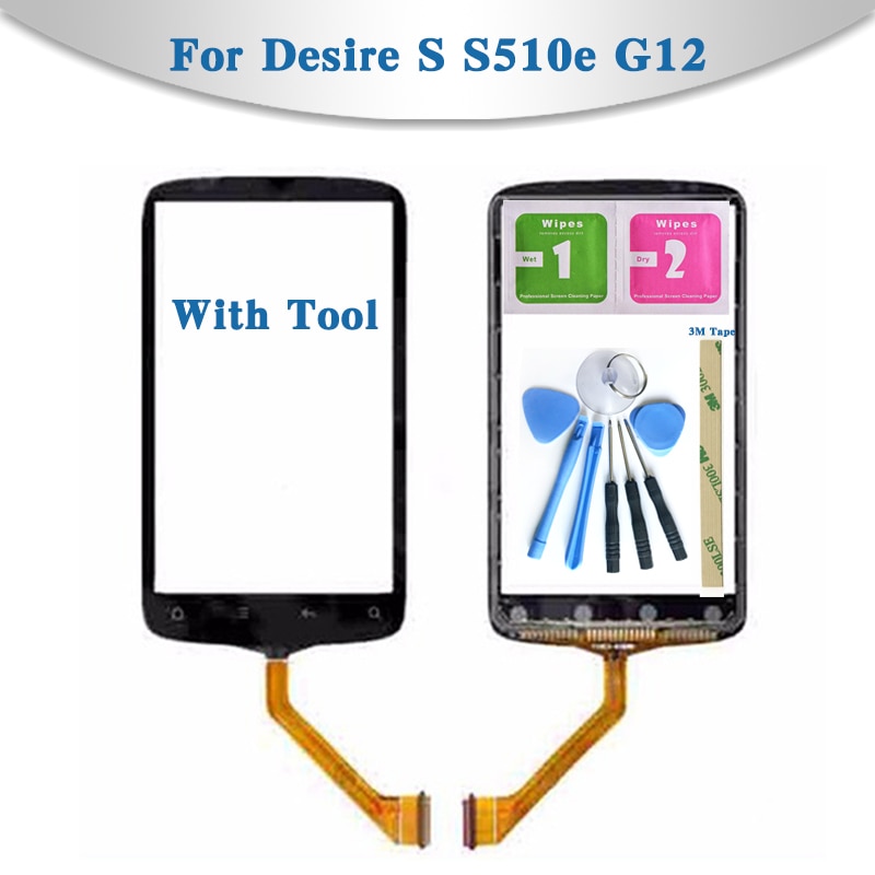 Ersatz 3.7 'Für HTC Verlangen S S510e G12 Touchscreen Digitizer Sensor Äußeren Glas Objektiv Tafel