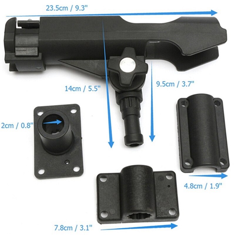 Drehbare Angeln Sitz Stiefel Angeln Kunststoff Stange Halfter Stiefel Angelrute Halfter Angelrute Halfter