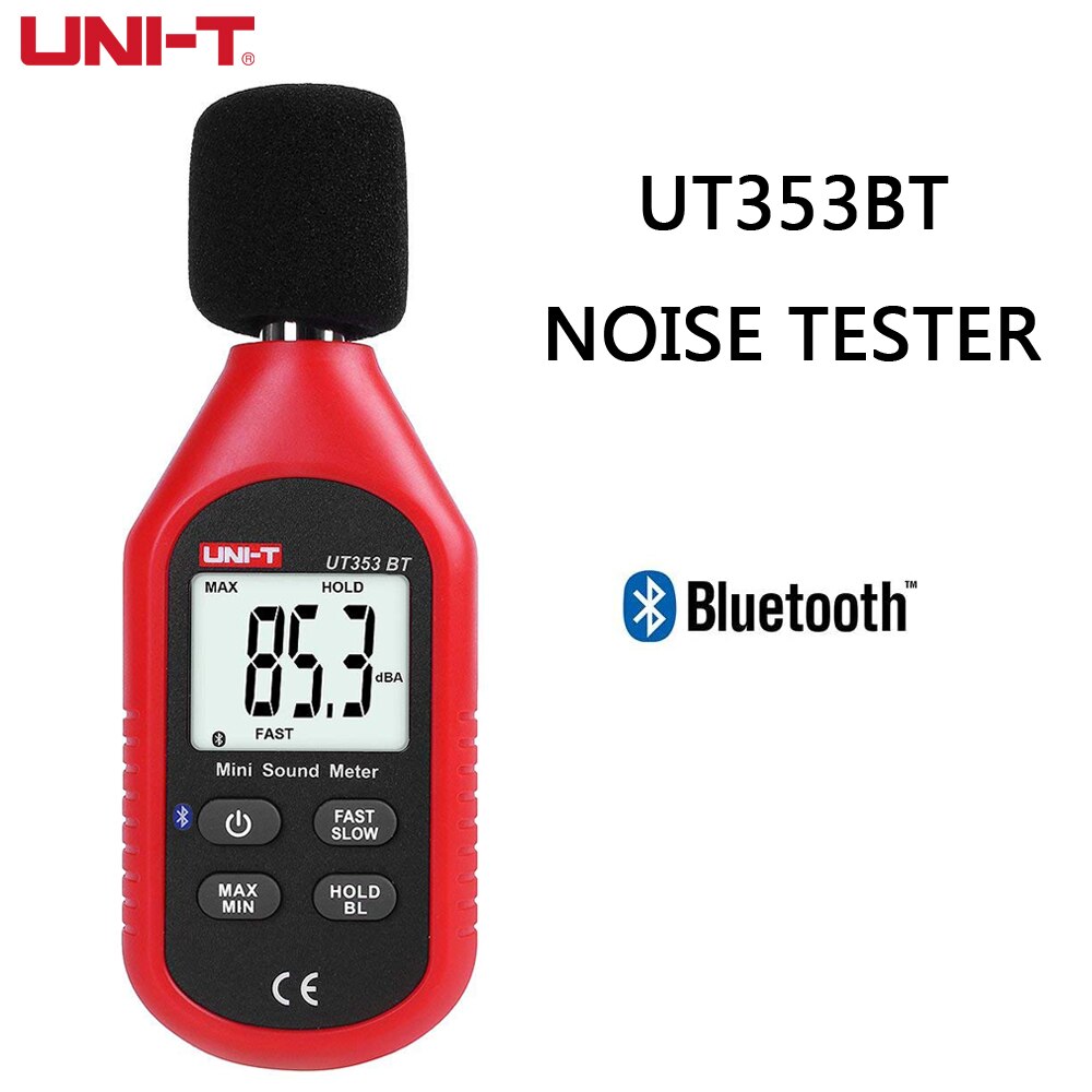 UNI-T UT353BT Mini Bluetooth Digital Lärm Meter 30-130dba DB Überwachung Klang eben Meter hinterleuchtet LCD Anzeige