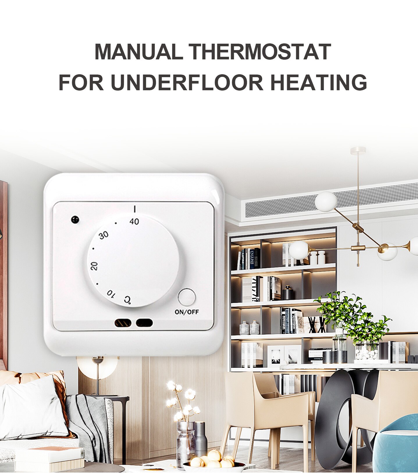 Boden Warmen System Clever Mechanische Thermostat Heizung Boden Beheizt Heizung Zentrale Klimaanlage Thermostat Boden Heizung Wärme