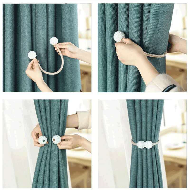 Magnetische Raffhalter Halfter Für Gardinen Vorhang Holdbacks Kreative Fenster Drapieren Clip Vorhang Dekorative Zubehör