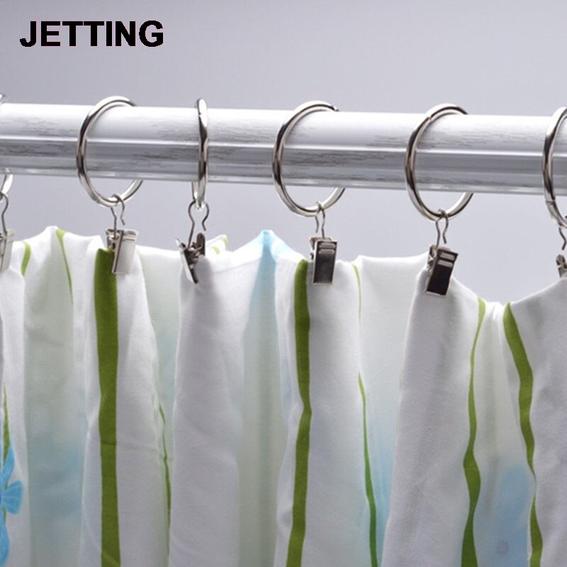 10 teile/satz Praktische Neue Fenster Vorhang Clip Metall Vorhang Gardinen Ringe Ösen