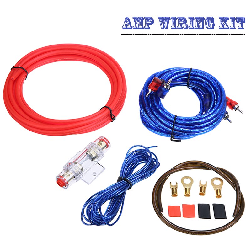 1 einstellen Auto Audio- Verstärker Verdrahtung Bausatz RCA Energie Kabel Sicherung Bausatz Subwoofer Lautsprecher Linie Verdrahtung Verstärker Installation DRähte