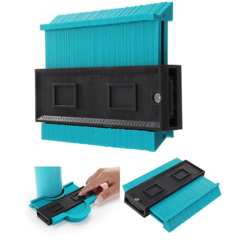 Kunststoff Messgerät Kontur Profil Kopie Messgerät Duplizierer Standard 5 Zoll Holz Kennzeichnung Werkzeug Fliesen Laminat Fliesen Werkzeuge