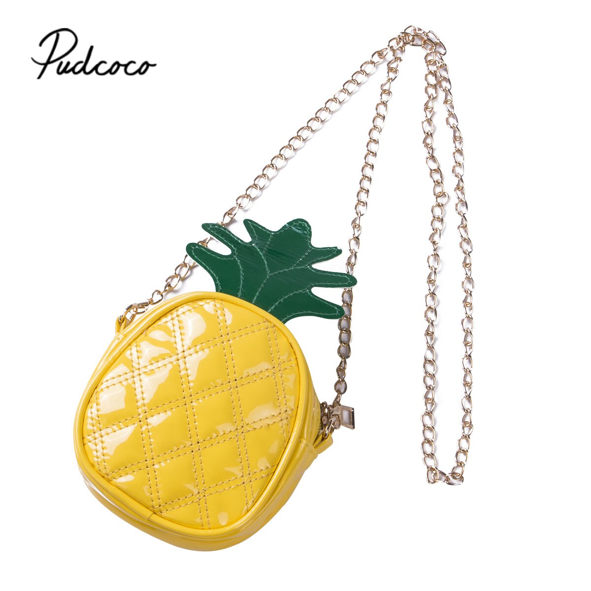 1pc Sommer freundlicher PU Leder Tasche Tragbaren freundlicher Sandkasten Spielzeug Verstellbaren Riemen Einfache Klar Rucksack Beutel Ananas Tasche