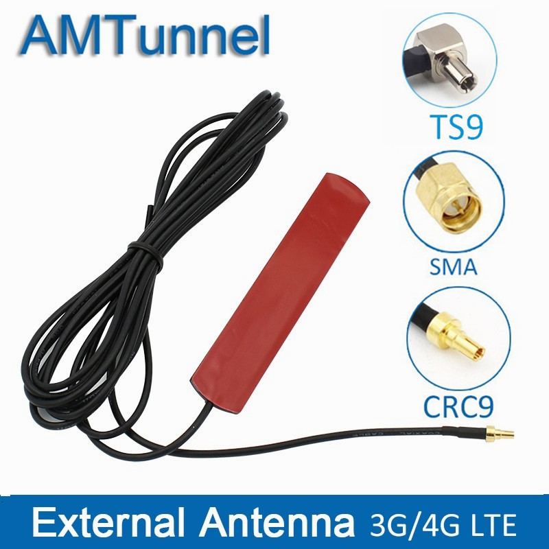 3G 4G antenne 4G LTE Patch antenne 4G Router antenne mit CRC9 stecker mit 3m kabel TS9 sma-stecker für Huawei Router USB Modem