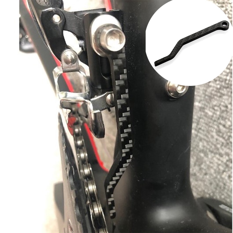 Fahrrad Anti Schnalle Komponenten Straße Fahrrad Kohlenstoff Faser Anti-kette Anti Kette Reiten Zubehör Aktualisierung radfahren Teile