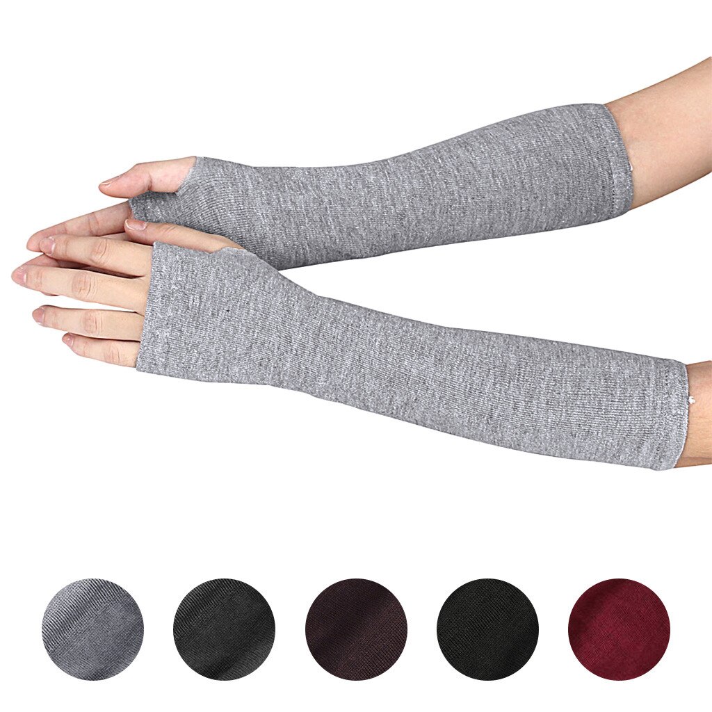 # R30 1 Paar Winter Handschuhe Weibliche Handschuhe Ohne Finger Frauen Kaschmir Warme Winter Handschuhe Hand Arm Wärmer Handschuhe