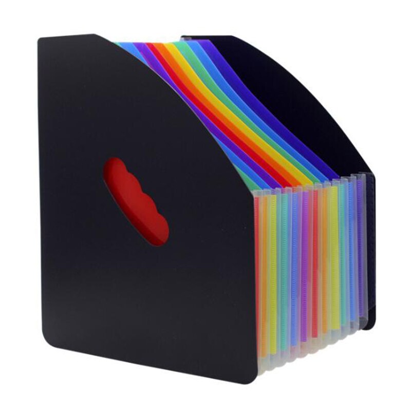 Erectable Erweiterung Brieftasche Regenbogen Ordner Doent Manager Ordner istance Büro 12-Raster Pack Datei Ordner A4