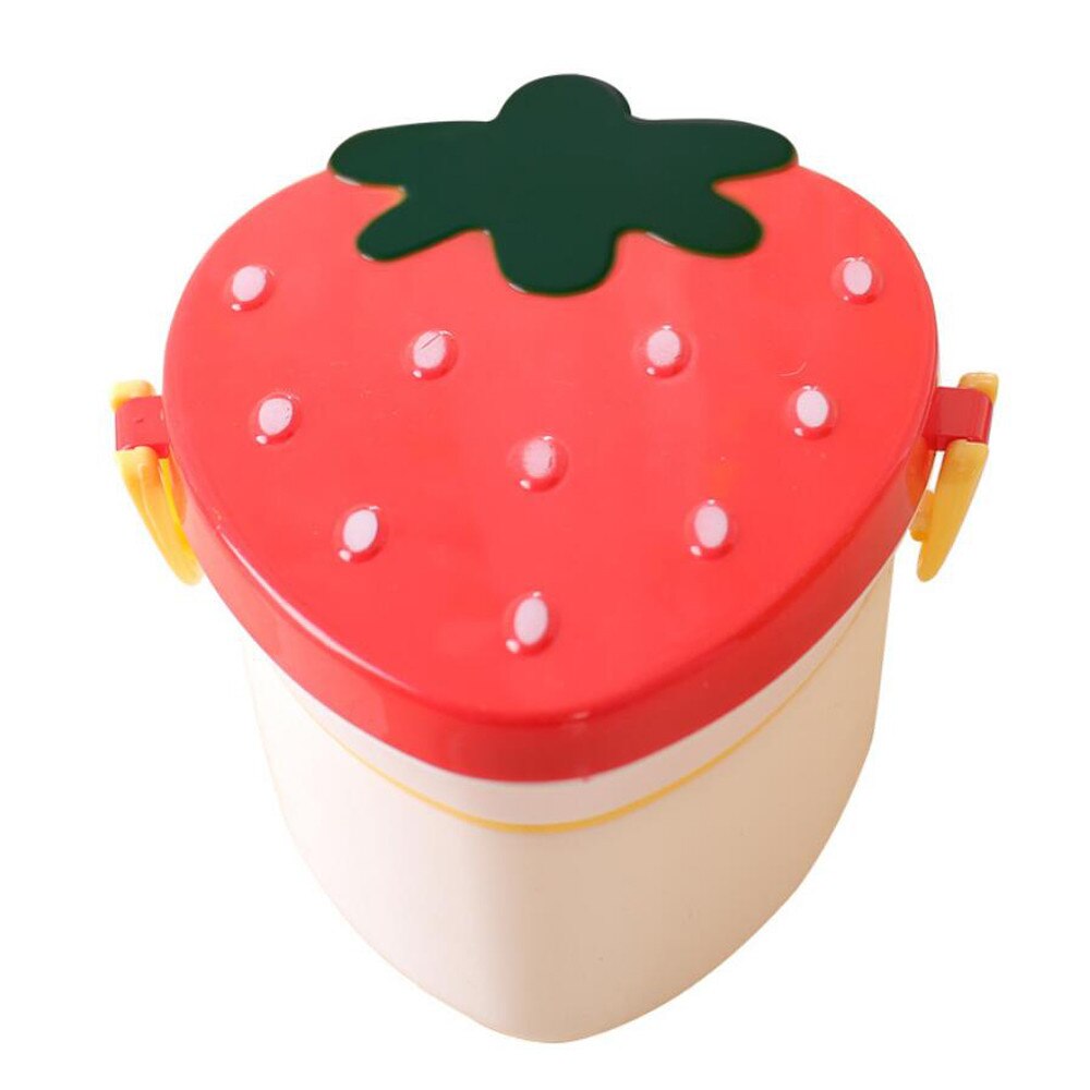 Karikatur bilden Lunchbox Lebensmittel Behälter Lagerung Kasten Tragbare Bento Kasten Haushalt Einzigartige mittagessen Kasten lebensmittel behälter lancheira