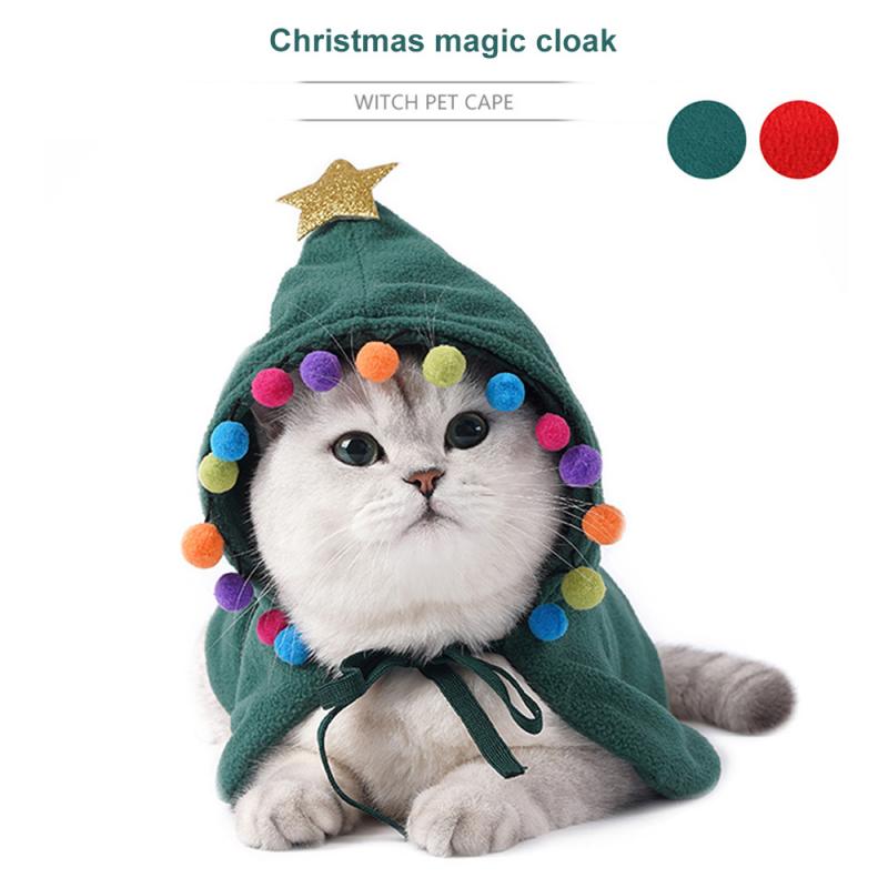 Katze Kleidung Haustier Katze Mäntel Jacke Haustier Kap Sterne Katze Kostüm Mantel Haustier Kostüm Kleidung für Weihnachten cosplay