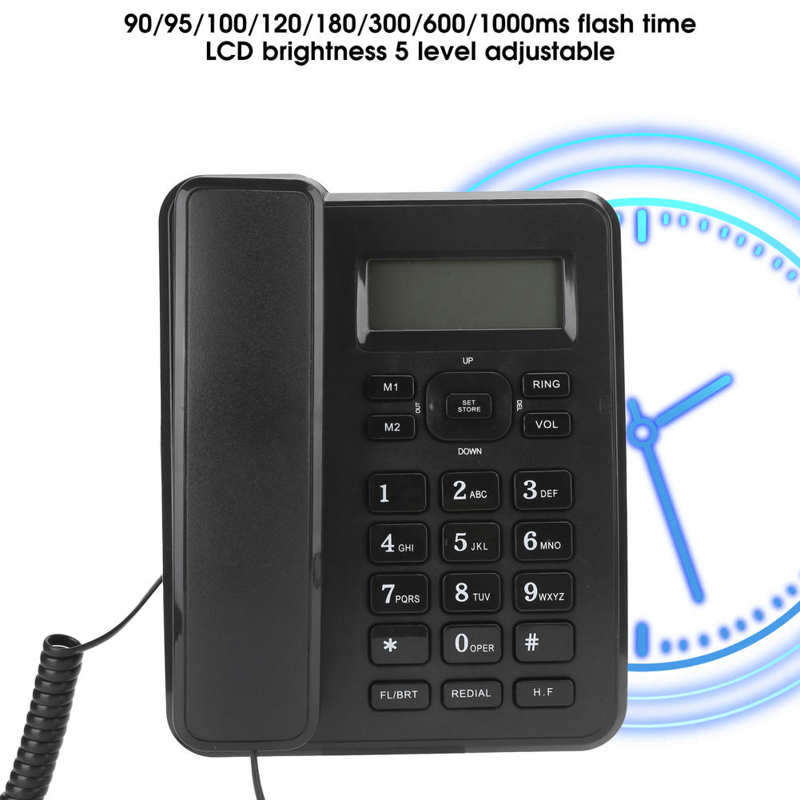 KX-T6001CID fest Telefon Heimat verdrahtet Festnetz Geschäft Büro kabelgebunden Schreibtisch Telefon ABS DTMF und FSK System telefone