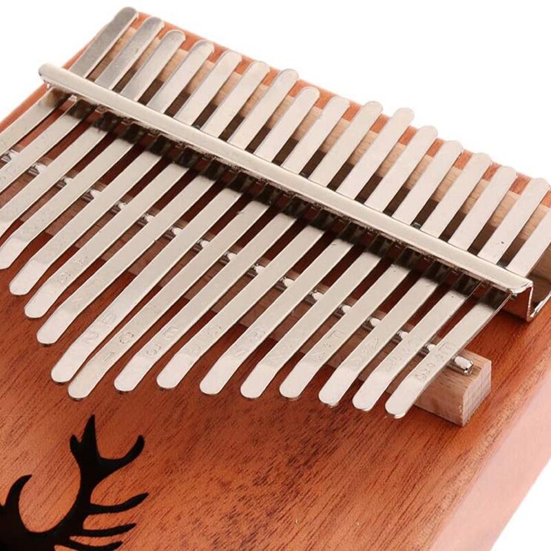 17 schlüssel Daumen Klavier Mbira Mahagoni Musical Instrument Kalimba Daumen Klavier für Freunde Anfänger