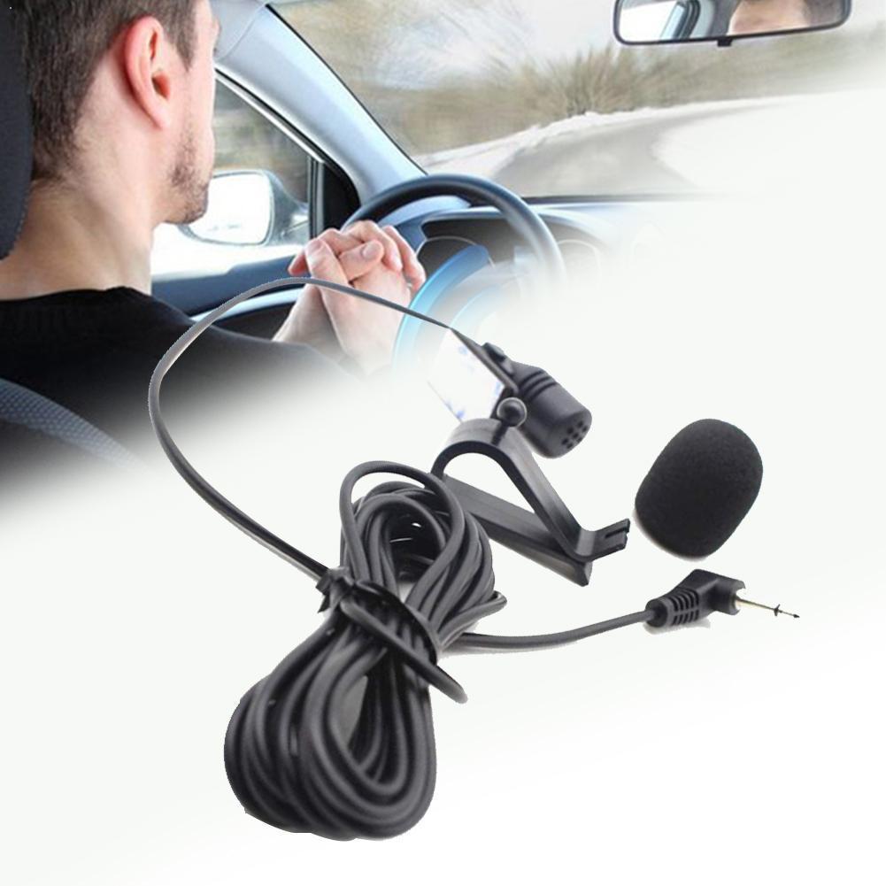 Profis Auto Audio- Mikrofon 3,5mm Jack Stecker Radio verdrahtet Für Auto Mic Mini 3m DVD Lange Mikrofon Stereo externe M1O8