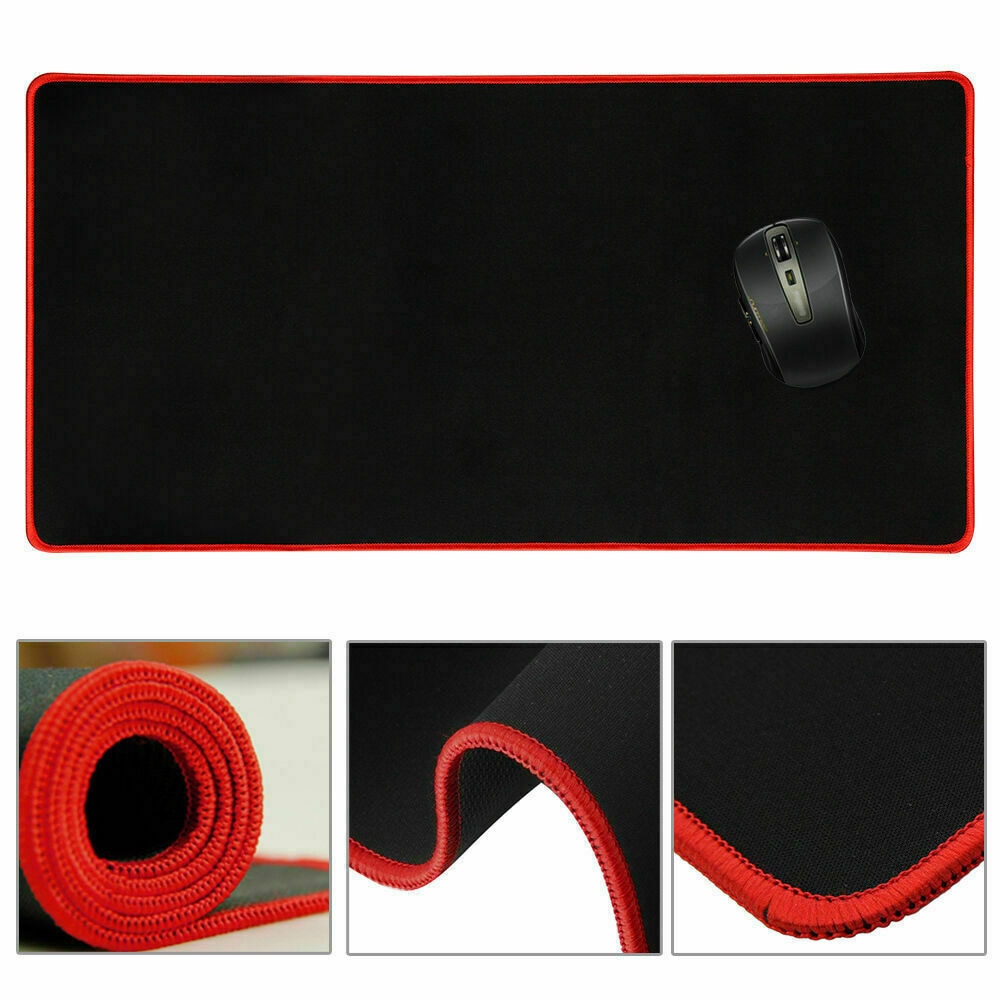 60cm * 30cm Maus Pad Gummi Plus Tuch Bearbeitete Einfarbig Verriegelung Spiel Übergroße Tastatur Pad Für Computer schreibtisch matt