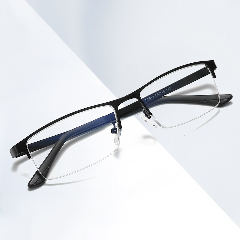 Herren Geschäft Anti Blaues Licht Gläser Jahrgang Metall Rahmen Computer Brille frauen Optische Spektakel Brille Brillen Suare