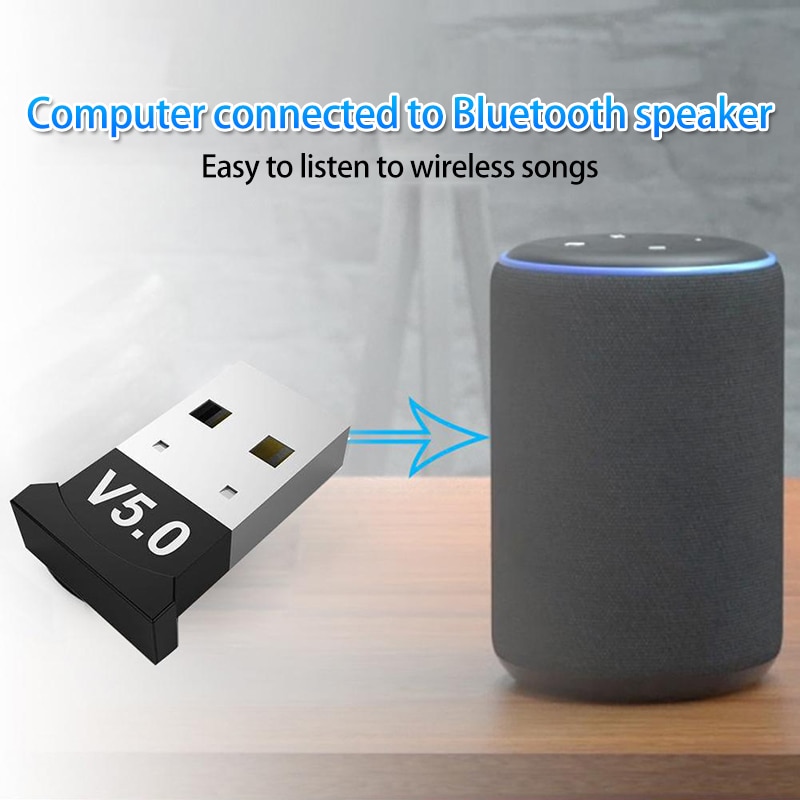 USB Bluetooth 5,0 kabellos Audio- Dongle Musik Stereo Adapter Empfänger kabellos Adapter Bluetooth Sender Für PC