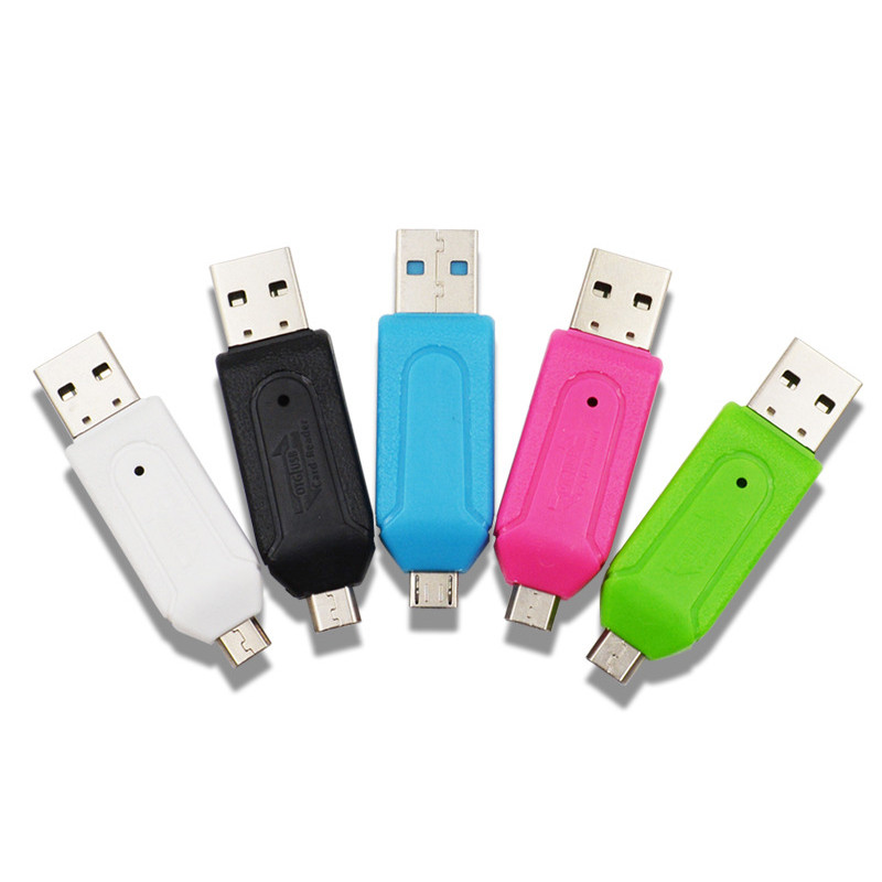 Mini USB 2,0 Mikro USB Karte Leser für Mikro SD Karte TF Karte Adapter Stecker Spielen Bunte Wählen für Laptop PC für Xiaomi Andriod