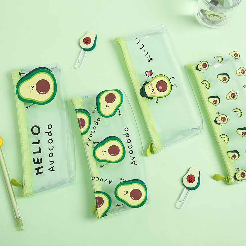 1 Stck Kawaii Bleistift fallen Avocado Schule Bleistift Kasten Pencilcase Bleistift Tasche Schule Liefert Schreibwaren