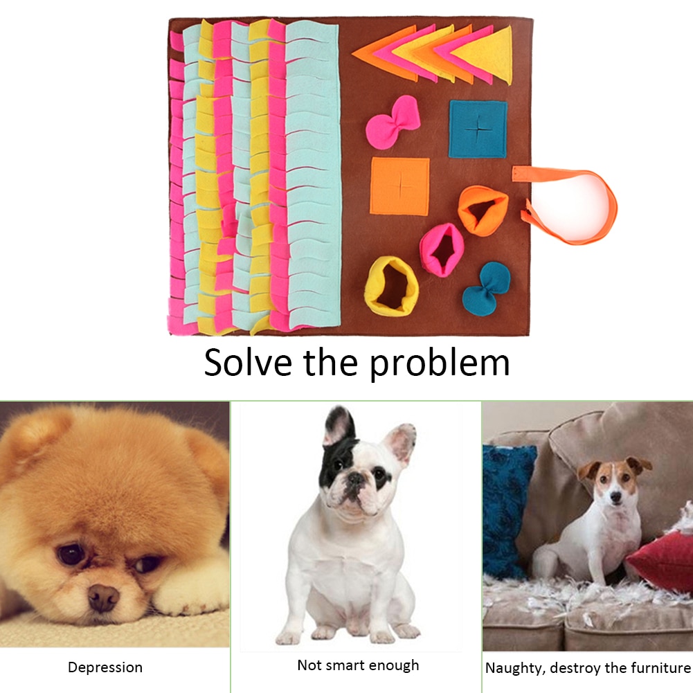 Haustier Ausbildung Matten Hund fütterung Pad schnüffeln Abnehmbare Pad Nähte Hund schnüffeln matt Fütterung Matten Ausbildung matt Nosework Decke