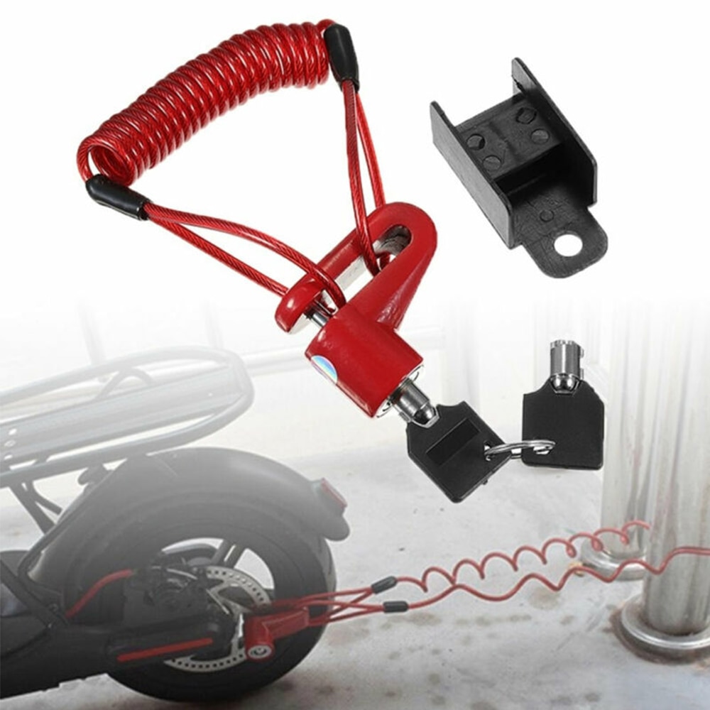 Anti-Diebstahl sperren Elektrische Rolle Räder Rabatt Bremsen sperren Mit Stahl Draht Radfahren Fahrrad Mountainbike Rabatt sperren draussen Sport