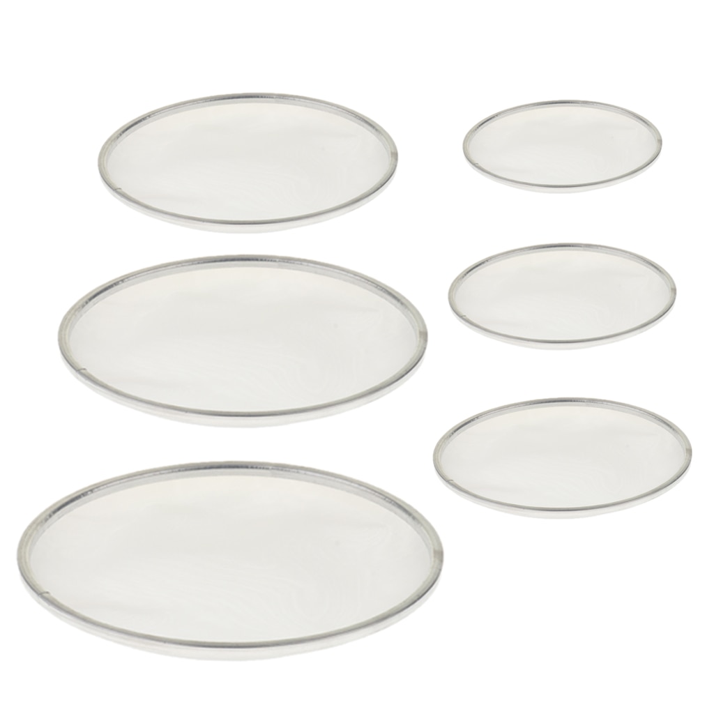 6 stücke Gittergewebe Trommel Kopf Schweigen Stumm 2Lage, 8 zoll 10 zoll 12 zoll 13 zoll 14 zoll 16 zoll