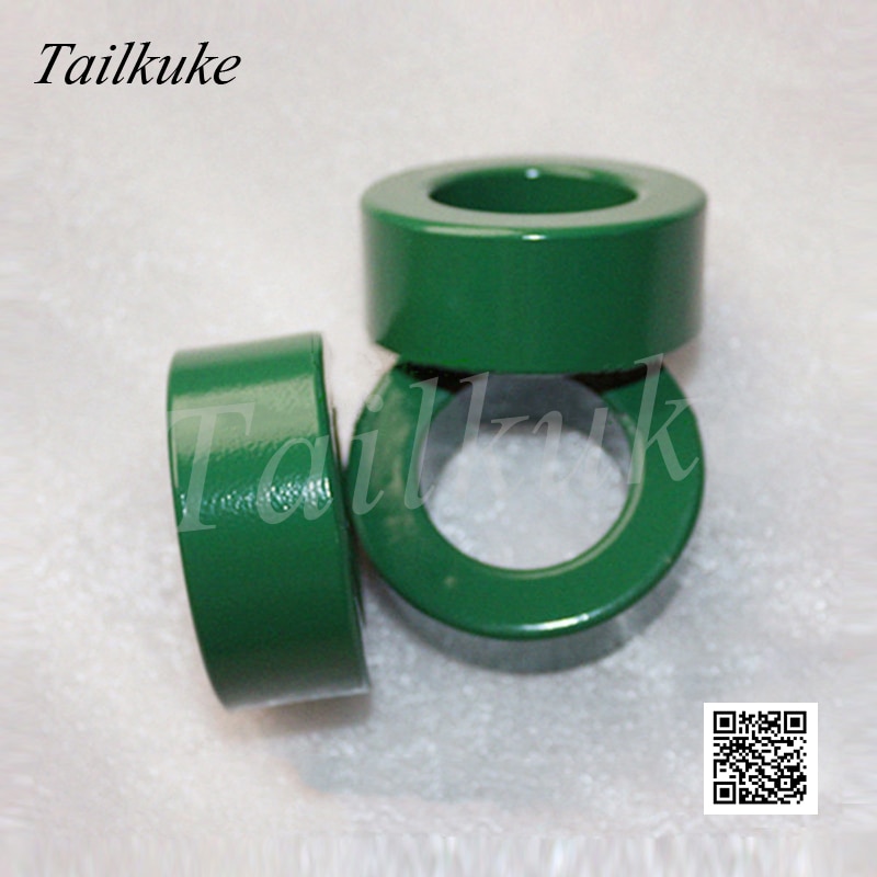 2 teile/los Ferrit magnetisch Ring 63*38*25 Grün Große Magnetische Ring Anti-störungen Filter Magnetische Ring Material PC40