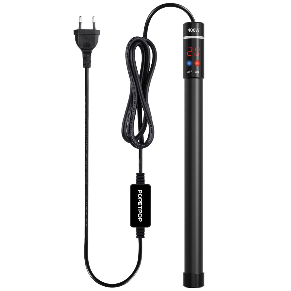 400W Aquarium Heizung Einstellbar Tauch Titan Haltbarer Thermometer Heizung Stange für Frische Wasser Aquarium