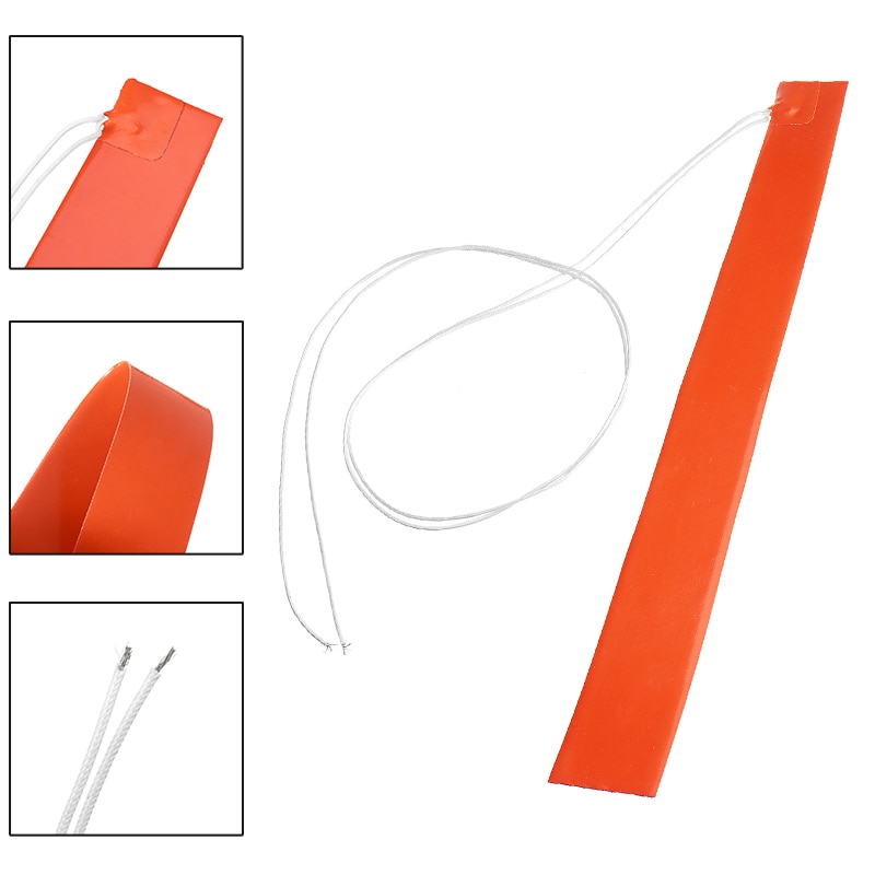 190W 120V Silikon Heizung Für Gitarre Finger Griffbrett Reparatur 45x5cm Silikon Elektrische Heizung Pads Wärme decke Heizung Streifen