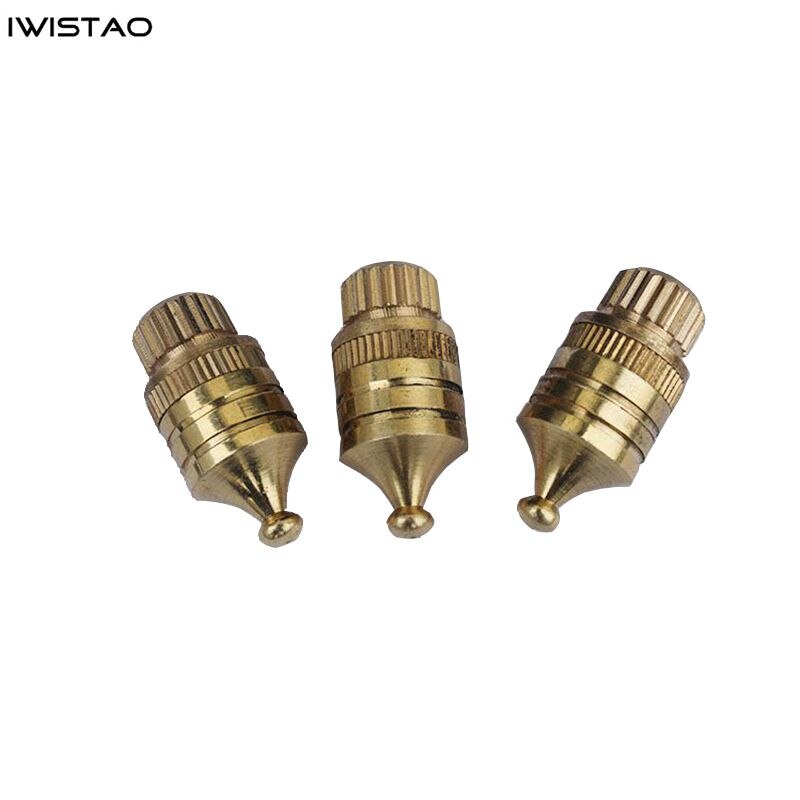 IWISTAO Reinem Kupfer Lautsprecher Fuß Nagel Schock Spitze Abgerundete M8 HIFI Lautsprecher Zubehör