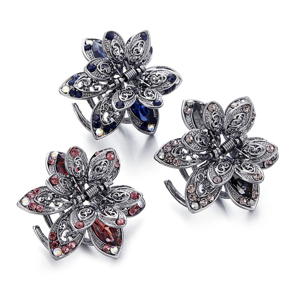 Strass Haar Clip Haarnadeln Kristall Krabbe Haar Krallen Für Frauen Mädchen Haar Zubehör Styling Werkzeug