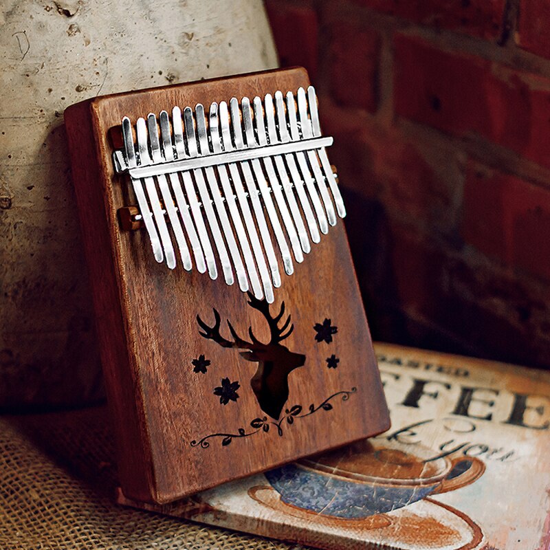 Kalimba 17 Schlüssel Holz Akazie Musik Instrument 30 Schlüssel Daumen Klavier Afrika Musical 30 Schlüssel Maschine Teclado Finger klavier