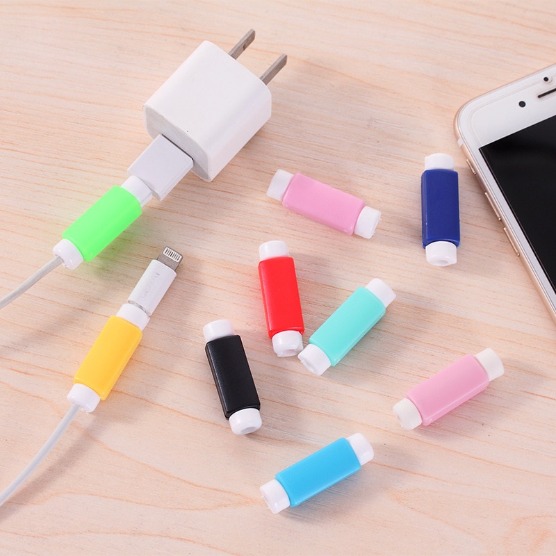 Kabelschutz Datenleitung Farben Kabel Schutz Schutzhülle Lange Größe Kabelaufwicklung Abdeckung Für iPhone Usb-ladekabel