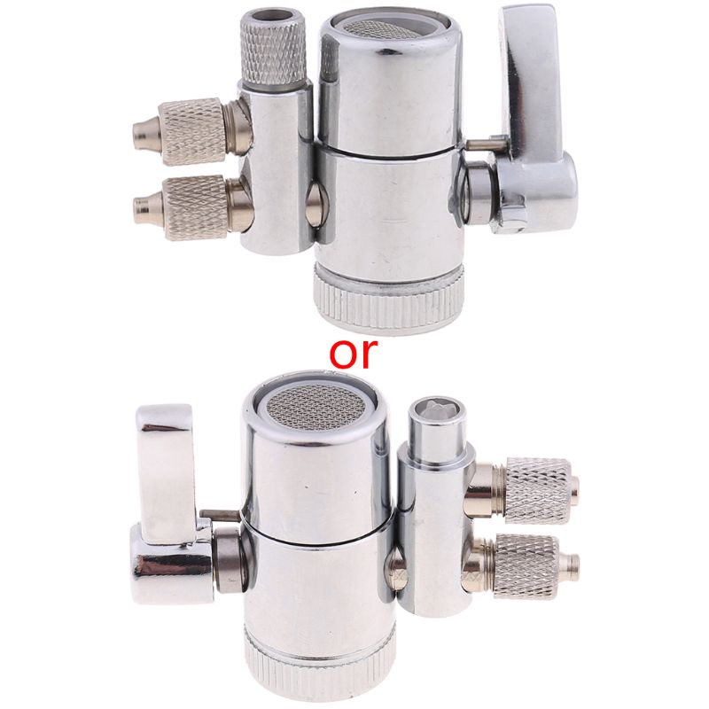 Wasser Filter Wasserhahn Dual Umsteller Ventil M22 zu 1/4 'Durcheinander Verchromt Anti Rost Korrosion Wasser Separator für Küche Schlecht