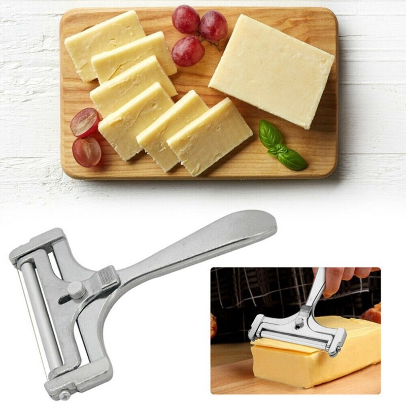 Einstellbare Käse Schneidemaschine Nicht Stock Käse Butter Cutter dauerhaft Küche Schaber Spielereien Aluminium Käse Reibe Küche Werkzeug