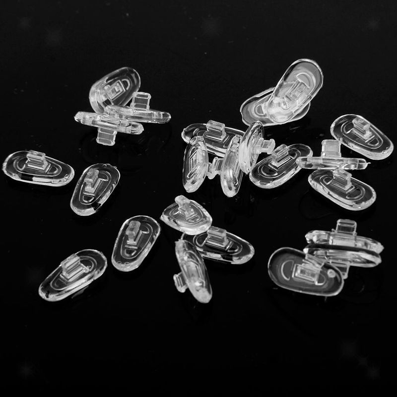 25 Paare Silikon Ersatz Nase Pads für Sonnenbrillen Brillen drücken Auf Brillen Zubehör Anti-Unterhose Werkzeuge ZXY9643