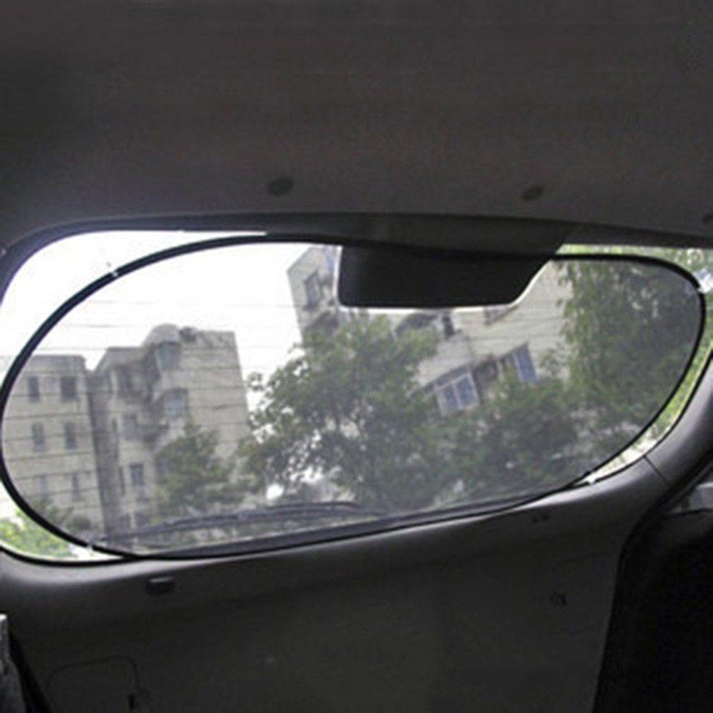 Auto Sonnenschirm Alle Schwarz Hinten Fenster Gittergewebe Hinten Getriebe Nylon Gittergewebe Auto Sonnenschirm Uv Reflektor Schutz 100*50 cm