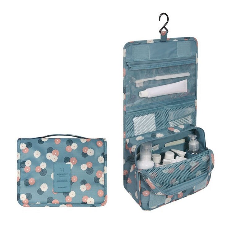 Wasserdichte Tragbare Polyester Reise Kosmetik Tasche Neceser Hängen Waschen Tasche neutral Machen hoch Tasche Organizer Schlecht Waschen Tasche