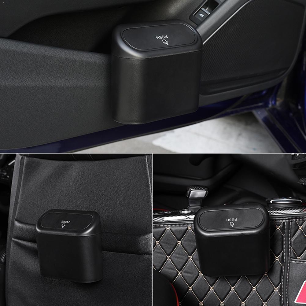 Auto Müll Kasten Staub fallen Kasten Mülleimer in Auto Kunststoff Zubehör Abfall Organizer Kasten Container Auto Behälter Tasche Müll Auto Auto W9J7