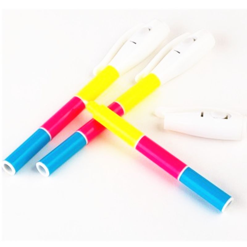 Magie 3 Farben UV Fluoreszierende Stift Licht Combo Kreative Schreibwaren Unsichtbare Tinte Stift Schreibwaren Büro Schule Liefert Geheimnis DIY