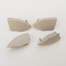 4 stücke Trimmt abdeckung Beige Entfernung punkt löcher Für Fiat 500 Radio cd Fiat 500 Radio Tasten Auto zubehör