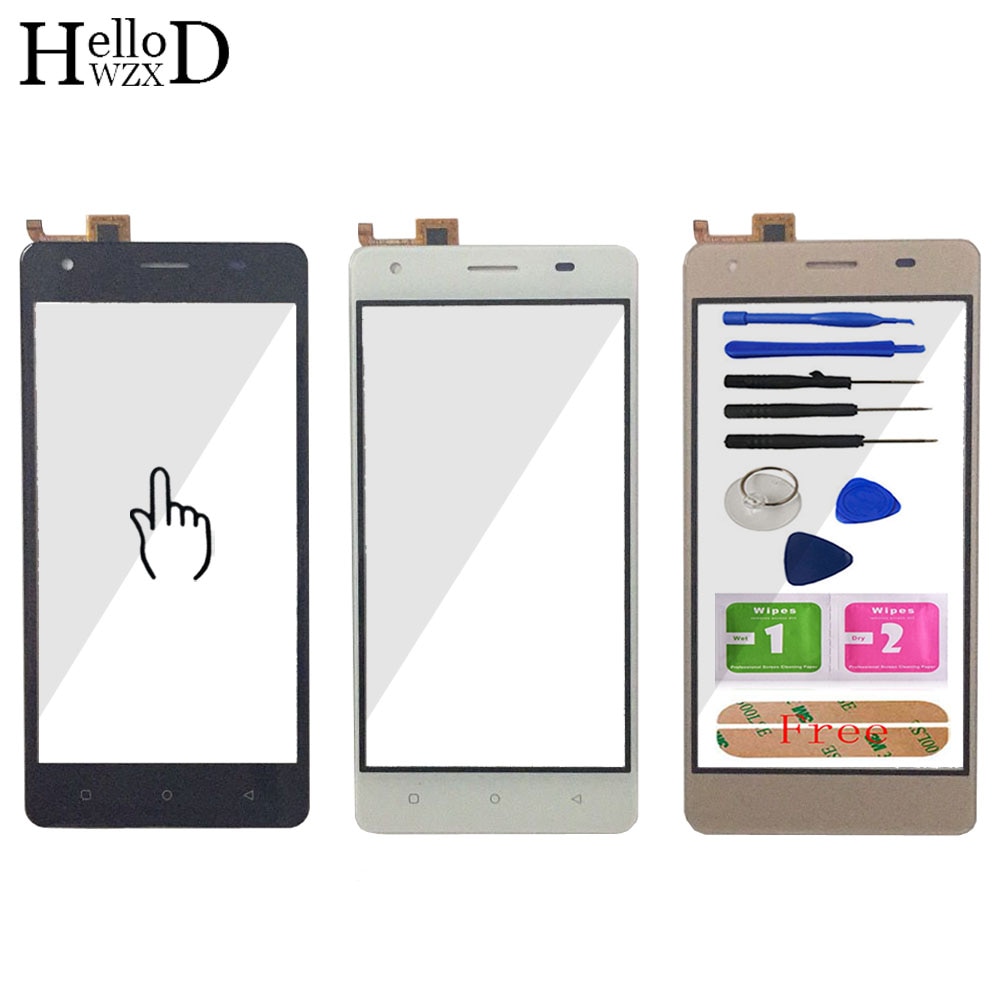 HelloWZXD 5,0 ''berühren Glas Für Oukitel C5 Profi Touchscreen Glas Digitizer Tafel Touchscreen Vorderseite Glas Objektiv Sensor + klebstoff