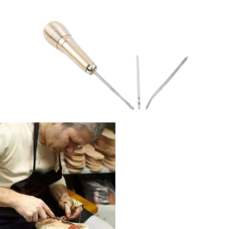 Leder NäHenne Reparatur Werkzeug setzt Ahle Hand NäHenne Kegel Leathercraft Nadel Werkzeug Bausatz Leder Handwerk NäHenne Liefert
