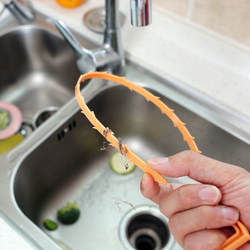61CM Waschbecken Reinigung Haken Schlecht Boden Ablauf Kanalisation baggern Gerät Kleine Werkzeuge Haushalts Artikel Wc, Waschbecken Badewanne Reinigung Pinsel